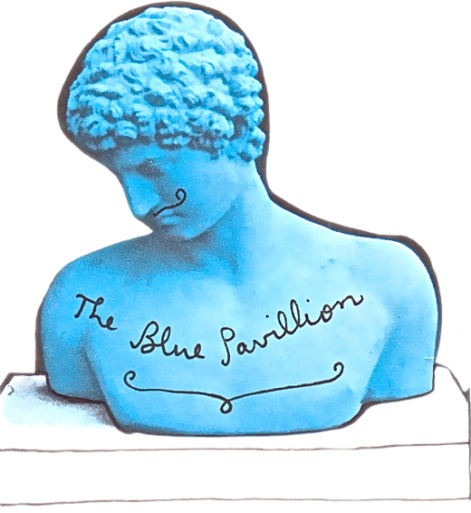 The Blue Pavillion logo.