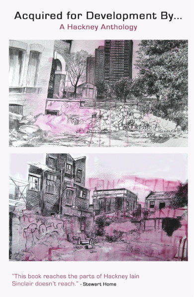 The cover of 'Acquired for Development by', published by Influx Press.