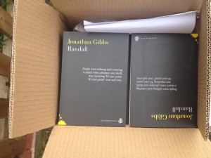 A box with 'Randall' books.