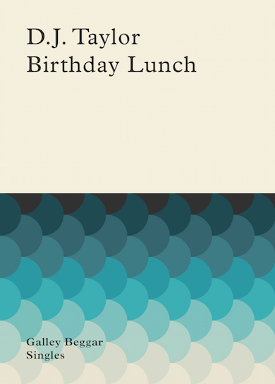 The cover of Birthday Lunch' by D J Taylor.