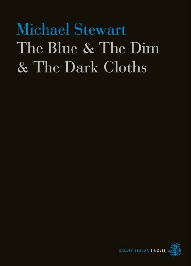 The cover of 'The Blue & the Dim & the Dark Cloths' by Michael Stewart.